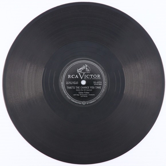 Eddie Fisher That's The Chance You Take/Forgive Me 1952 78 rpm Record 20-4574 - Picture 2 of 11
